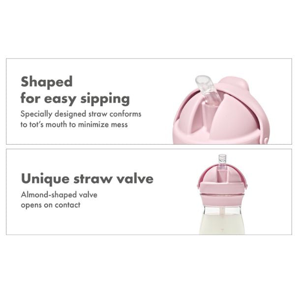 OXO TOT Transitions 9oz Straw Cup Blossom