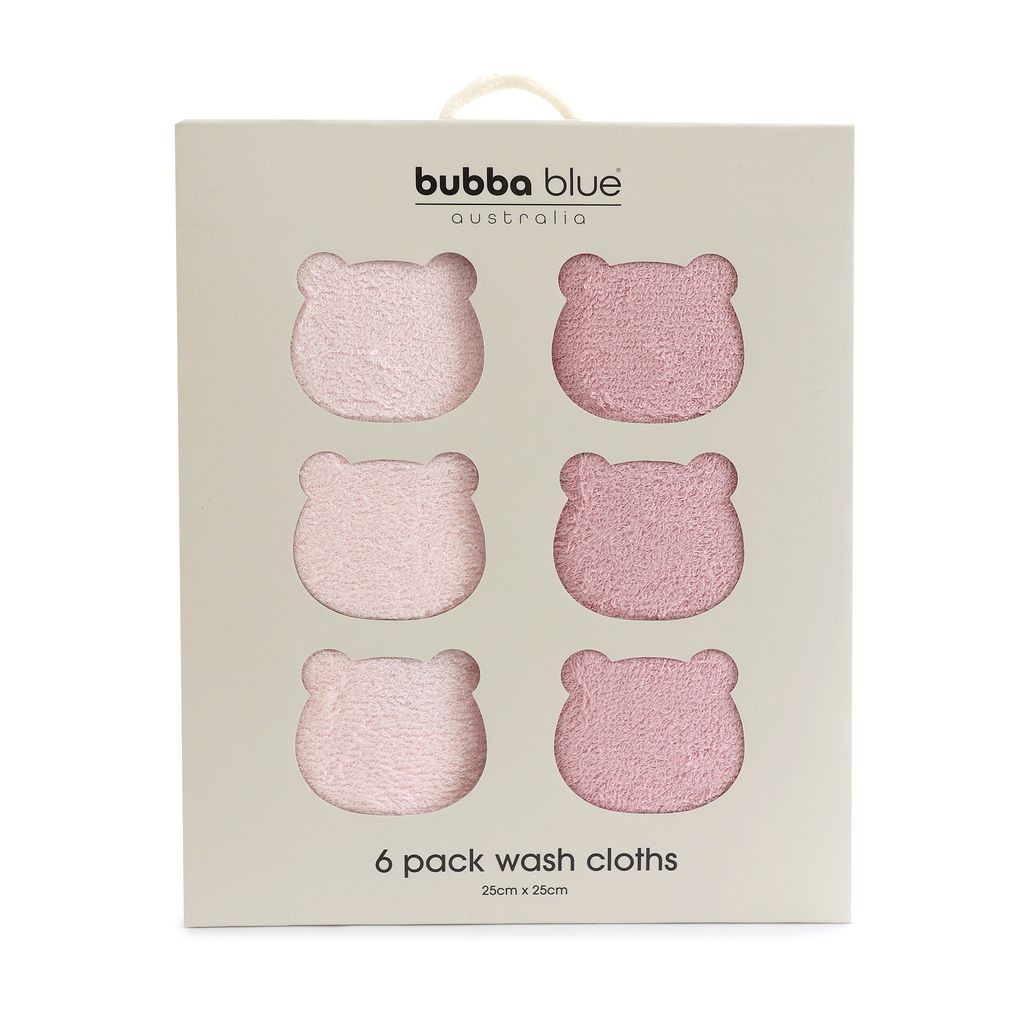 Bubba Blue Sundae Face Washers 2pk