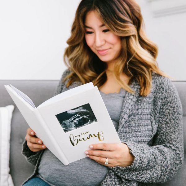 Pearhead Linen Pregnancy Journal