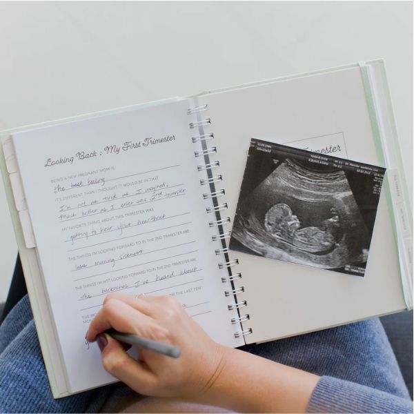 Pearhead Pregnancy Journal Sage