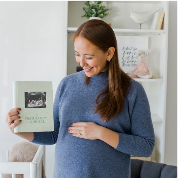 Pearhead Pregnancy Journal Sage