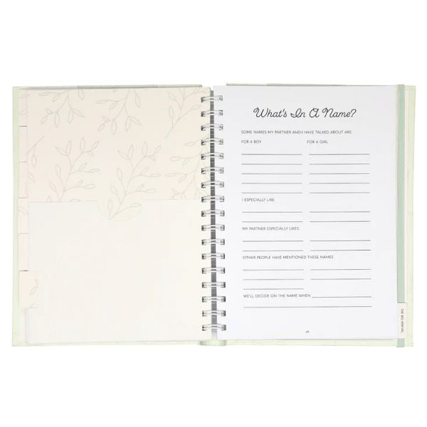 Pearhead Pregnancy Journal Sage