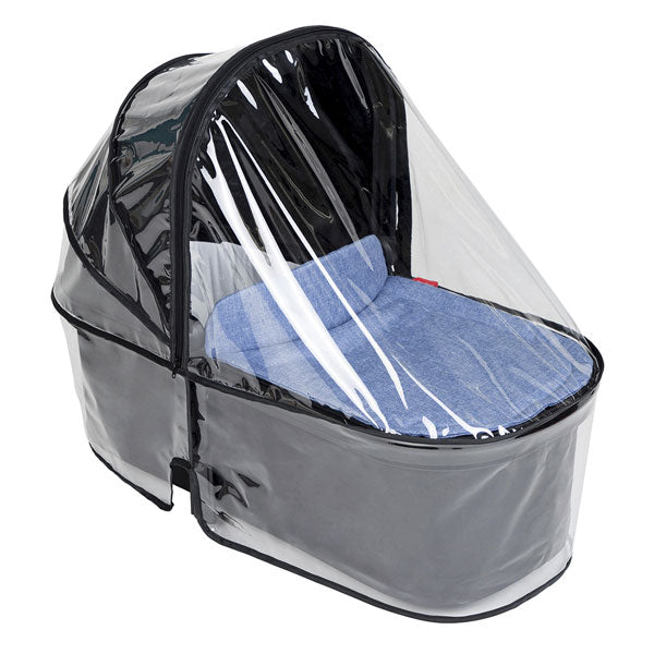 Phil&Teds Snug Carrycot All Weather Cover Black & Clear