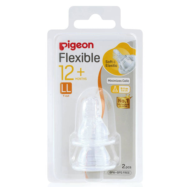Pigeon Peristaltic Slim Teat LL 2pk