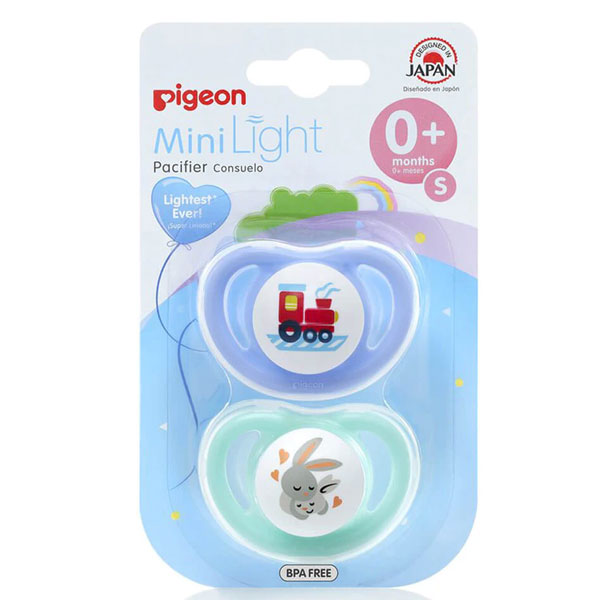 Pigeon Mini Light Pacifier Twin Pack Small