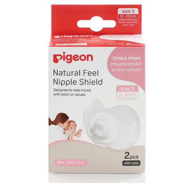 Pigeon Natural Feel Nipple Shield Size 3 (16-20mm) 2pc