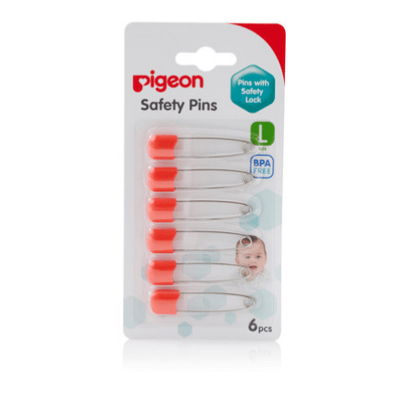 Pigeon Safety Pins (6 Pieces)
