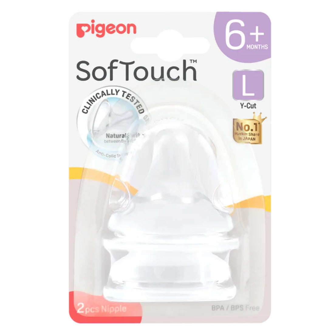 Pigeon Softouch BPP Peristaltic Plus Teat L (2pcs)