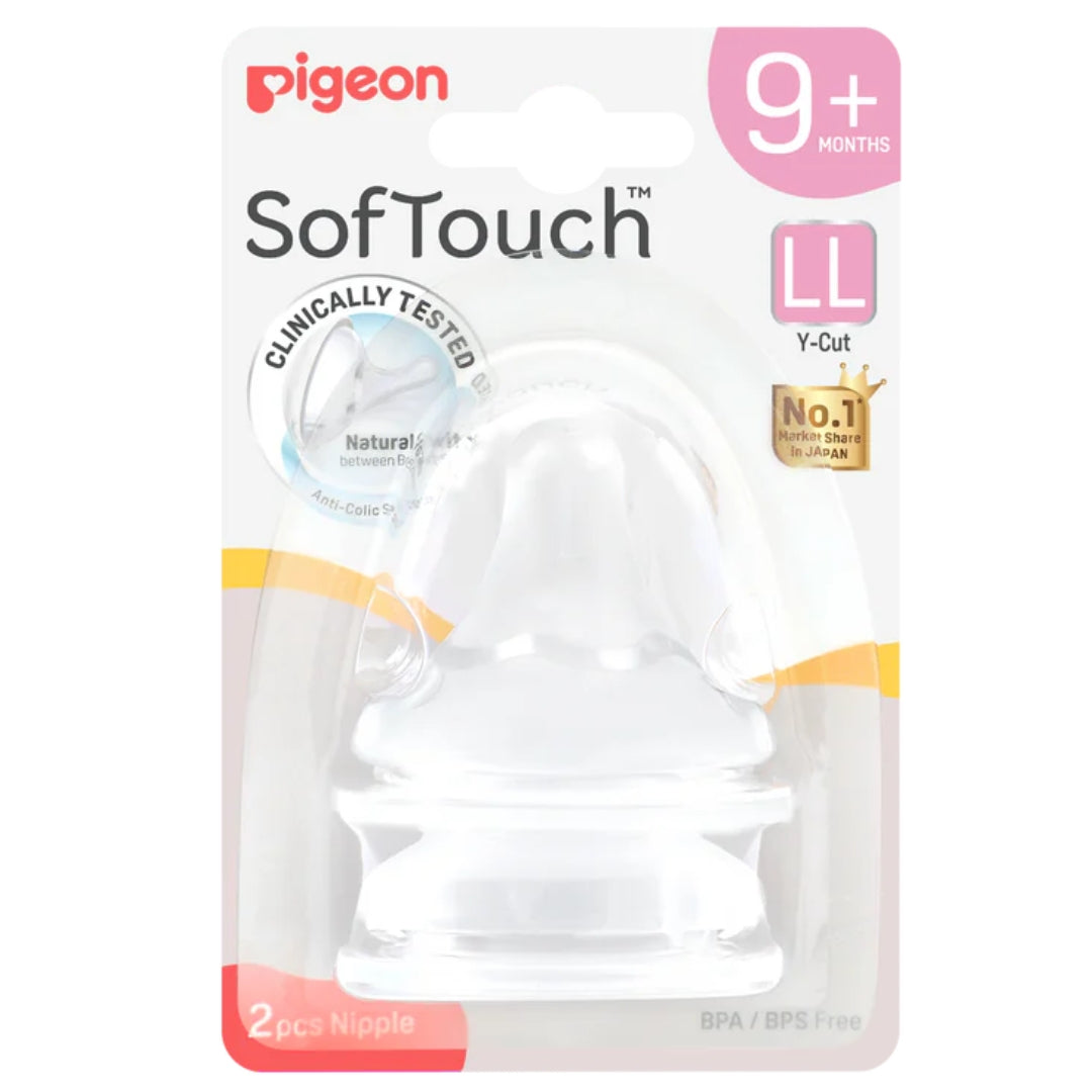 Pigeon Softouch BPP Peristaltic Plus Teat LL (2pcs)