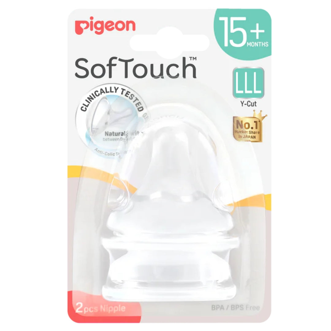 Pigeon Softouch BPP Peristaltic Plus Teat LLL (2pcs)
