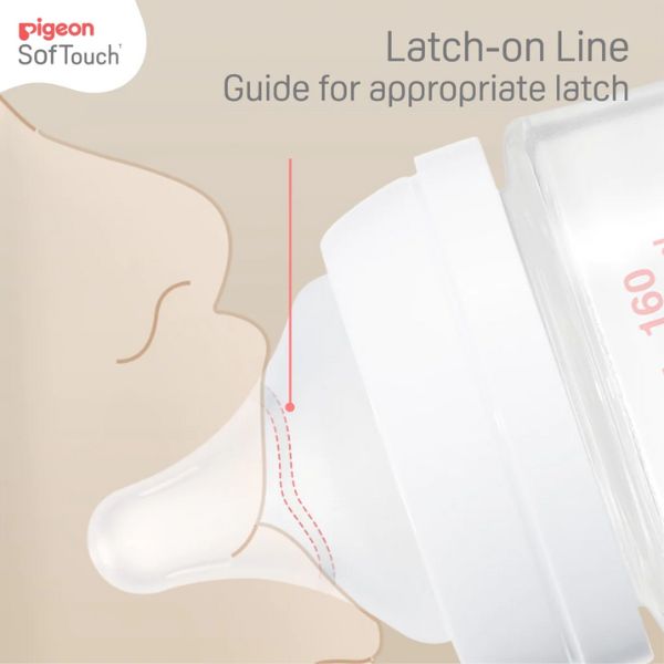 Pigeon Softouch III Peristaltic Plus Glass Bottle 240ml