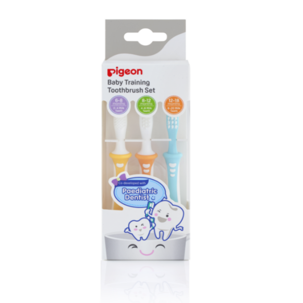Pigeon Training Toothbrush Set 123