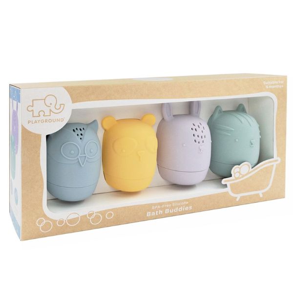 Playground Silicone Bath Buddies 4pk