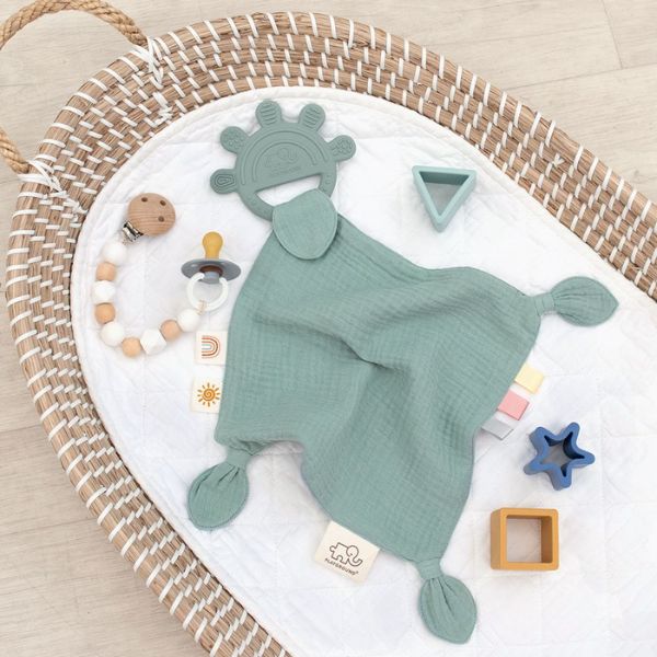 Playground Silicone Comfort Teether Sage