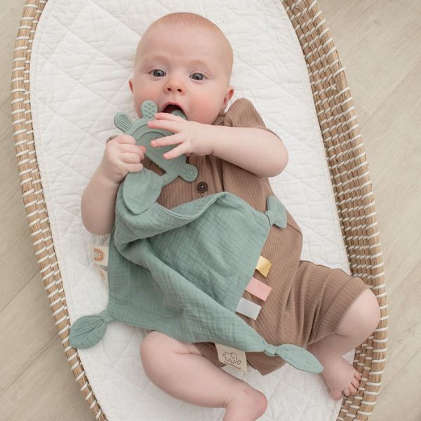 Playground Silicone Comfort Teether Sage