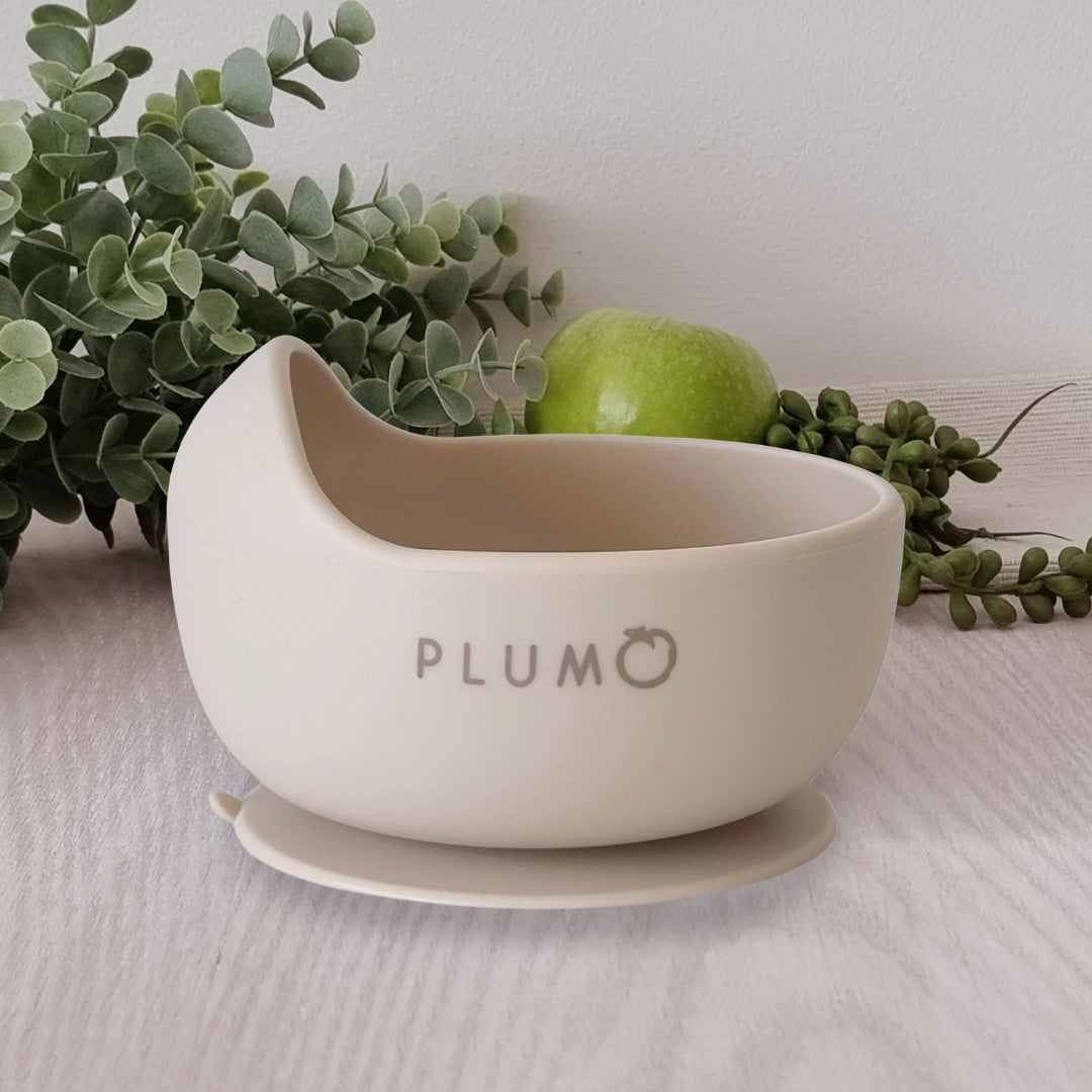 PLUM Silicone Duck Egg Bowl 6m+ Sand