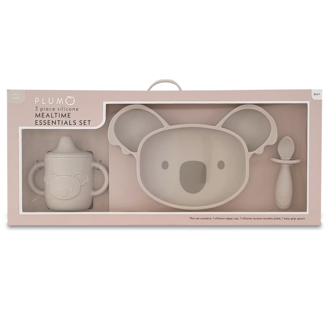 PLUM 3pc Mealtime Essential Kit Sand