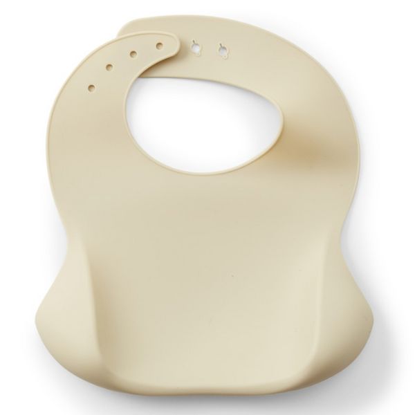 PLUM Silicone Bibs and Spoon Set 3pc Ash/Sand