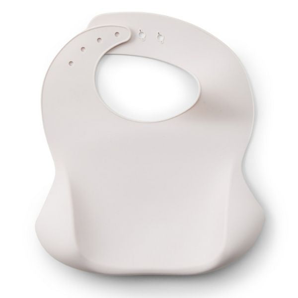 PLUM Silicone Bibs and Spoon Set 3pc Berry/Blush Pink