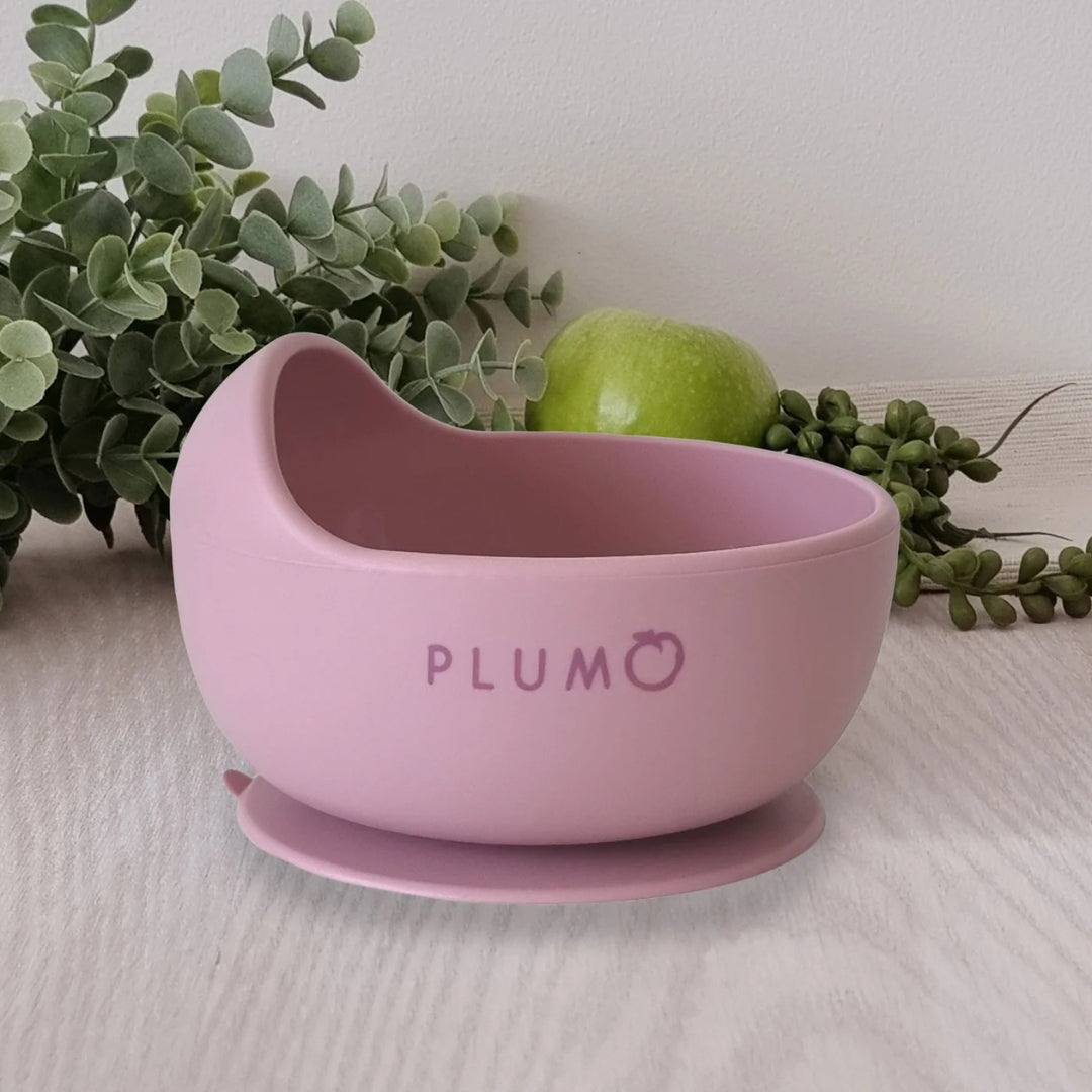 PLUM Silicone Duck Egg Bowl Dusty Berry