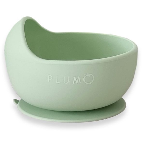 PLUM Silicone Duck Egg Bowl 6m+ Olive