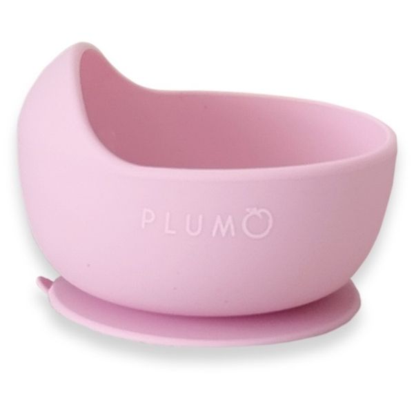 PLUM Silicone Duck Egg Bowl 6m+ Powder Pink