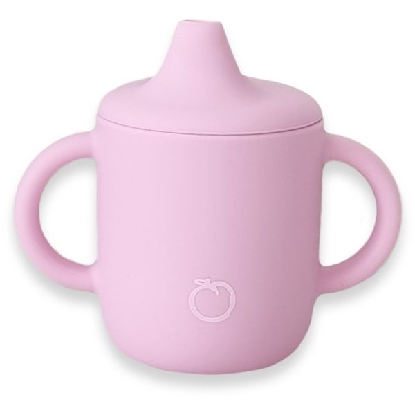 PLUM Silicone Sippy Cup 6m+ Powder Pink