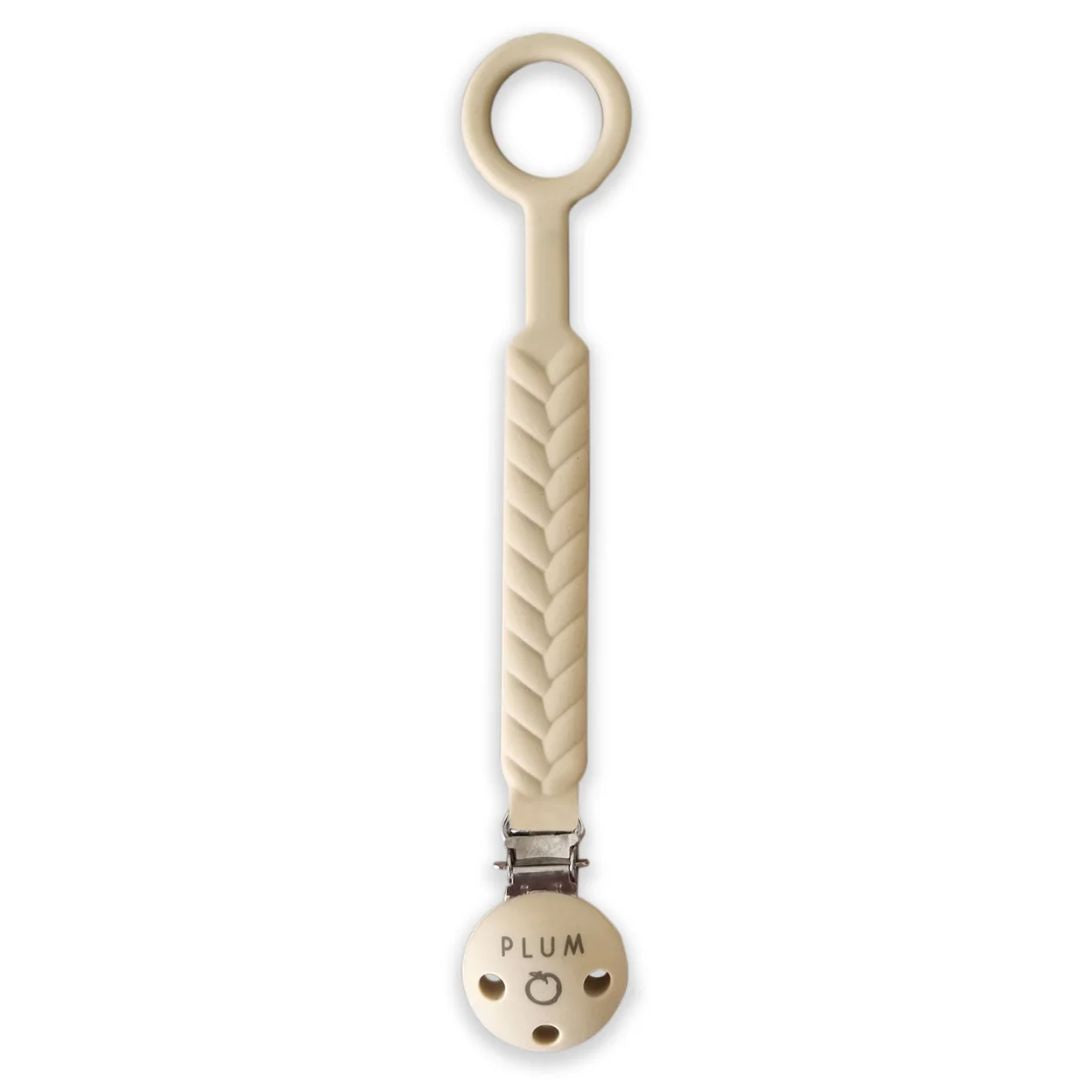 PLUM Silicone Soother Connector Sand