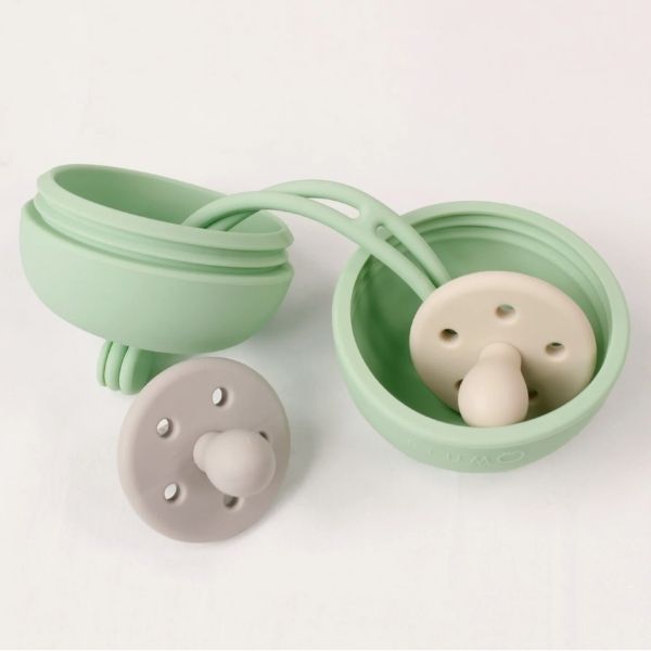 PLUM Soother Storage Pod Olive