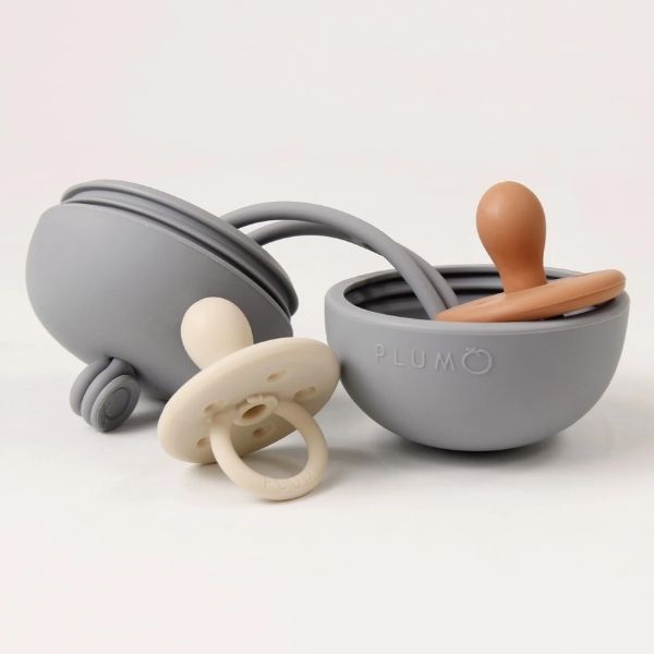 PLUM Soother Storage Pod Grey