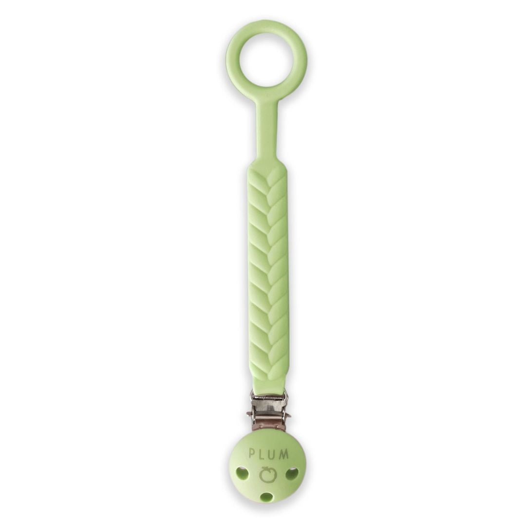 PLUM Sorbet Silicone Soother Connector Kiwi