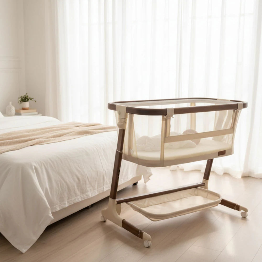 BabyStudio Dream Glider Bedside Sleeper - Auto Motion Bassinet