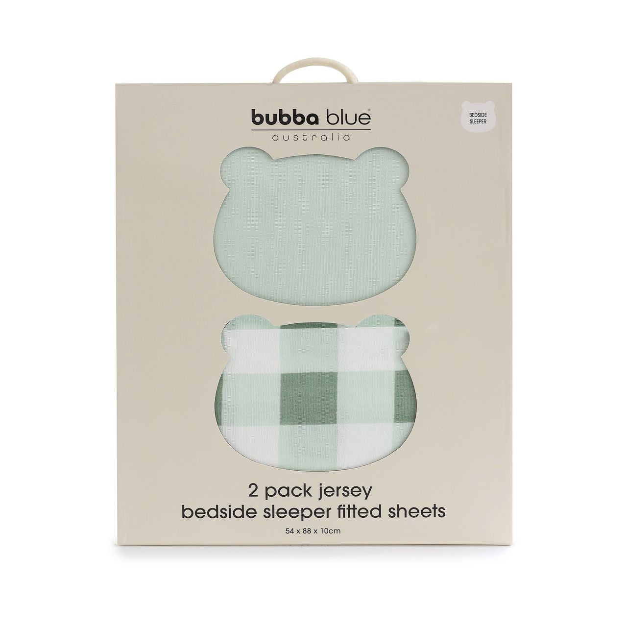Bubba Blue Sundae Jersey Bedside Sleeper Fitted Sheets 2pk