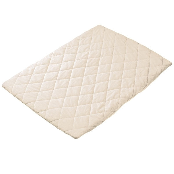 Playette Quilted Travel Cot Padded Sheet Cream