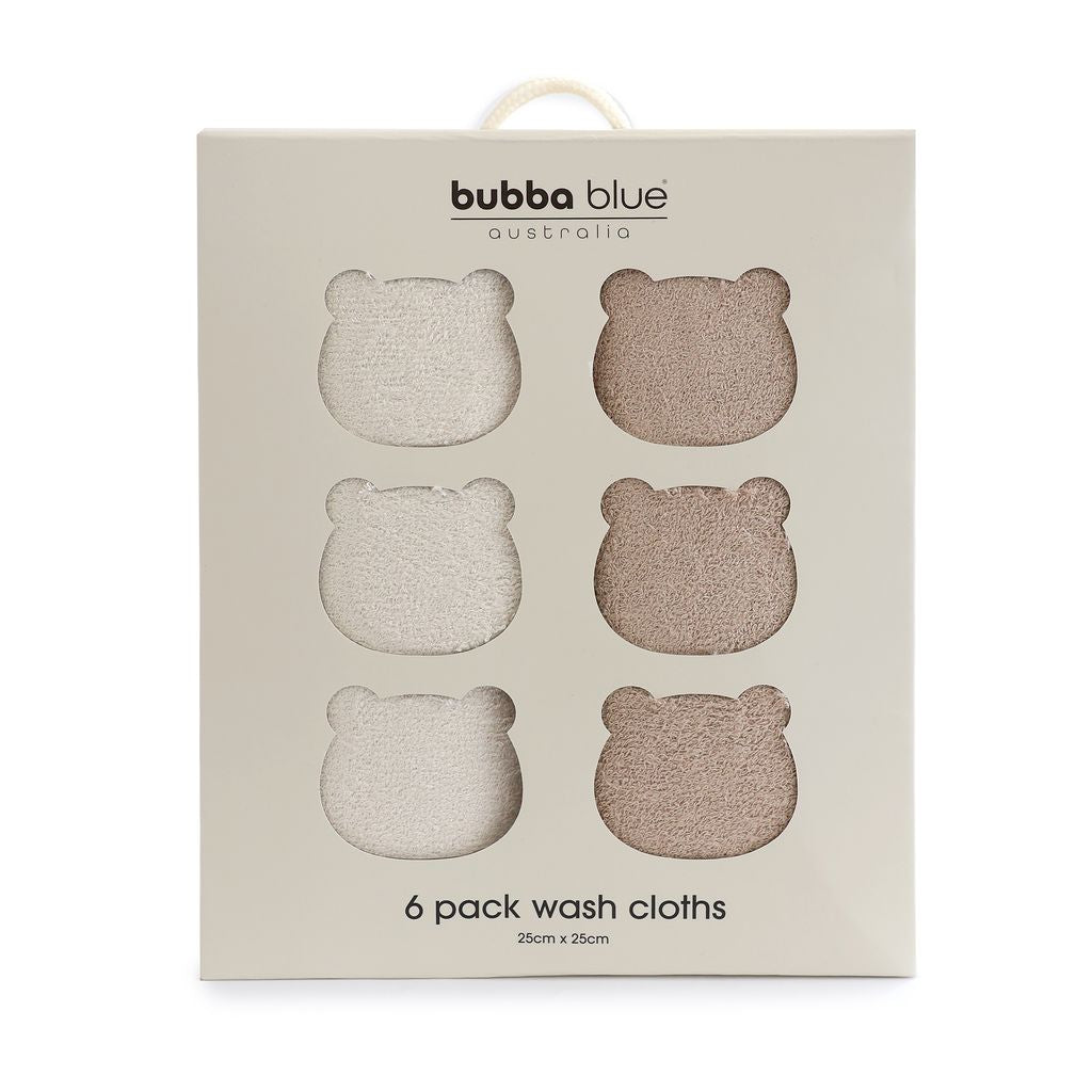 Bubba Blue Sundae Face Washers 2pk
