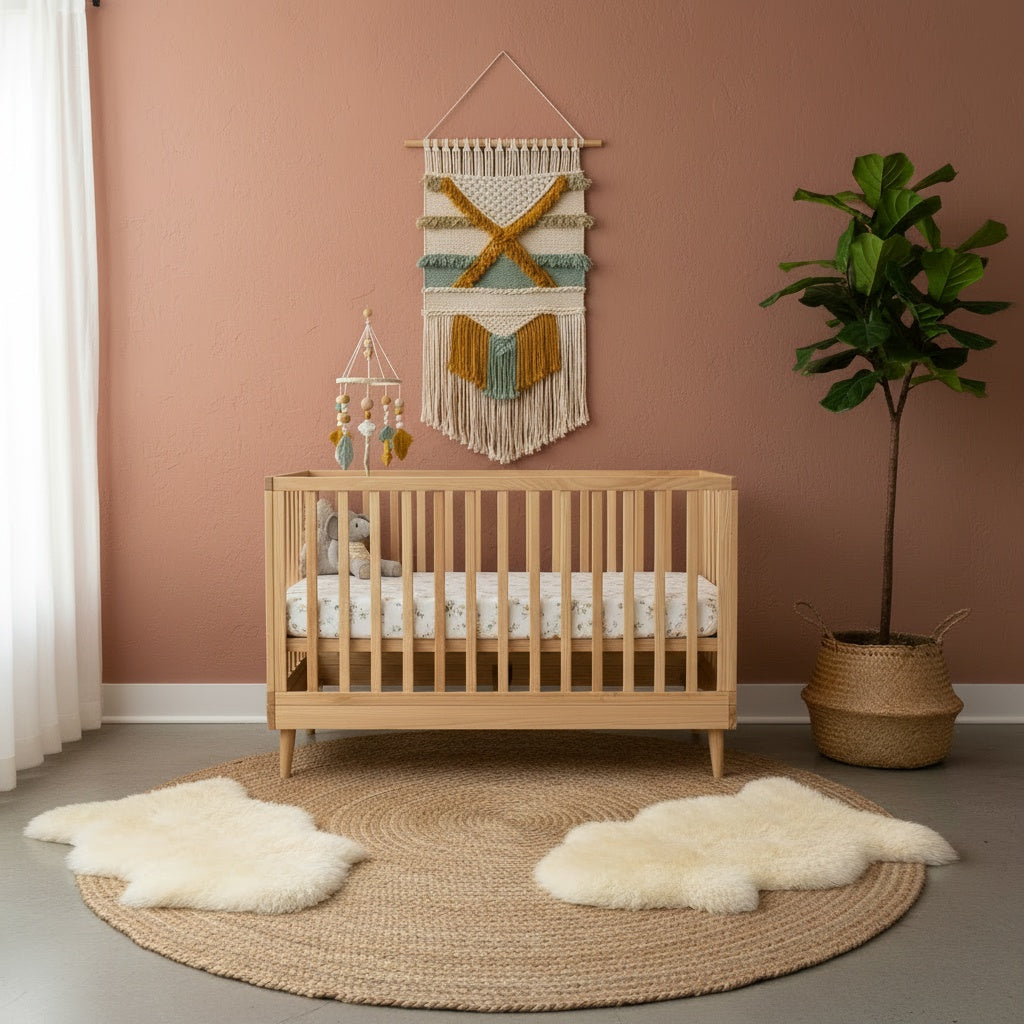 Wooden Nursery Crib