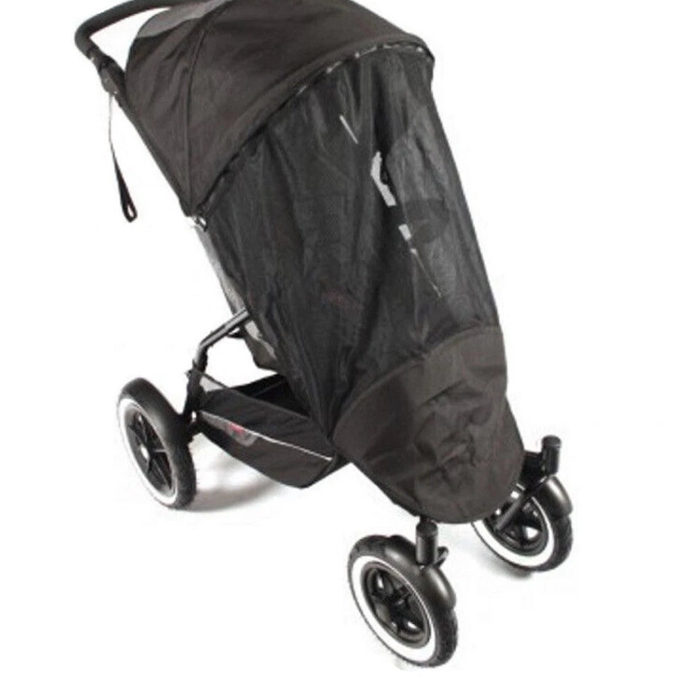 Phil&Teds UV Mesh Sun Protection Cover Black for Hammerhead Stroller