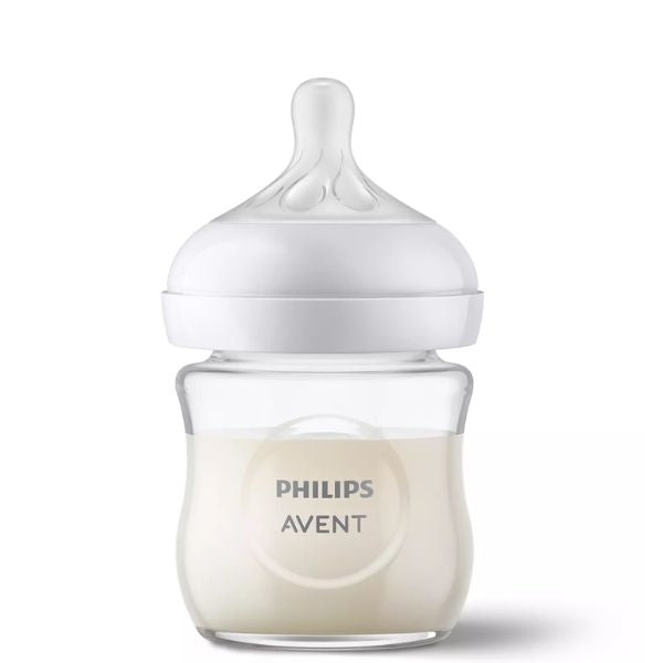 Avent Natural Response Glass Baby Bottle 120ml
