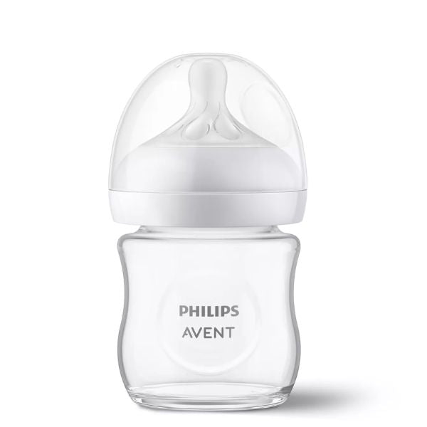 Avent Natural Response Glass Baby Bottle 120ml