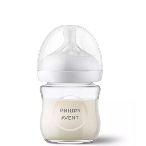 Avent Natural Response Glass Baby Bottle 120ml
