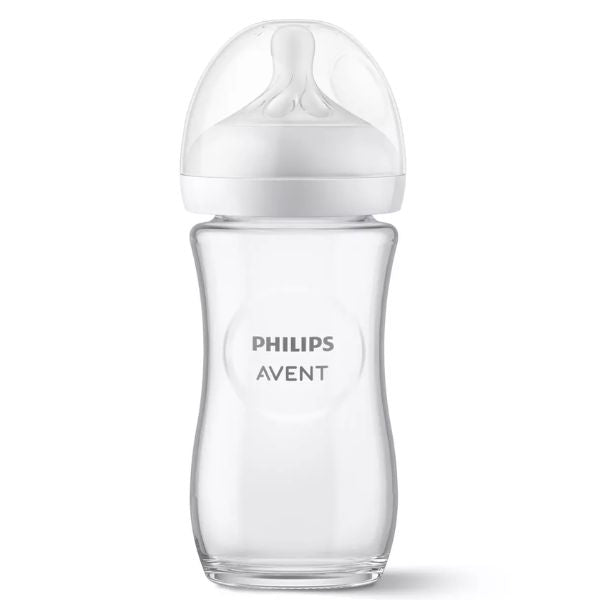 Avent Natural Response Glass Baby Bottle 240ml