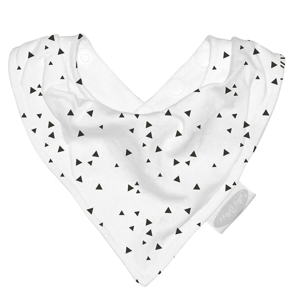 Silly Billyz Jersey Bandana Bib - Triangles