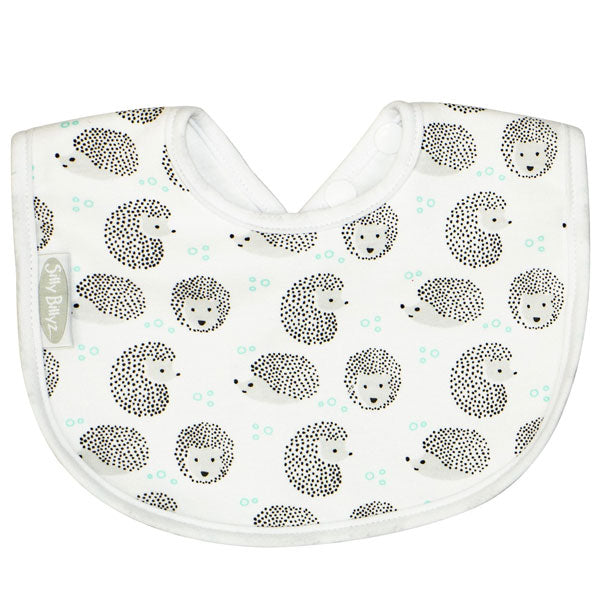 Silly Billyz Jersey Biblet - Hedgehog
