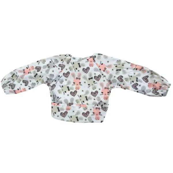 Silly Billyz Nylon Small Long Sleeve Bib Bunny Love