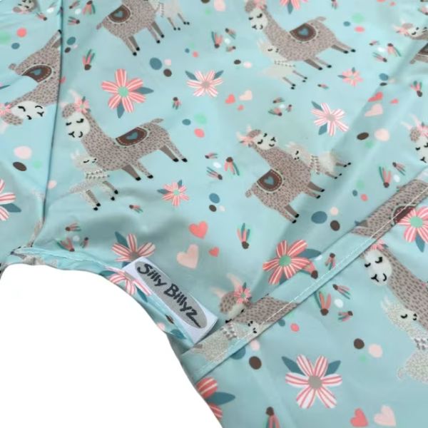 Silly Billyz Nylon Small Long Sleeve Bib Llama