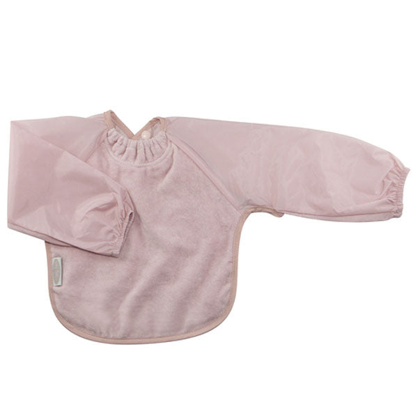 Silly Billyz Towel Long Sleeve Small Bib Antique Pink