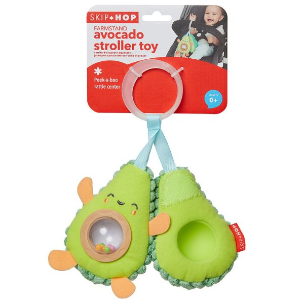 Skip Hop Farmstand Avocado Stroller Toy