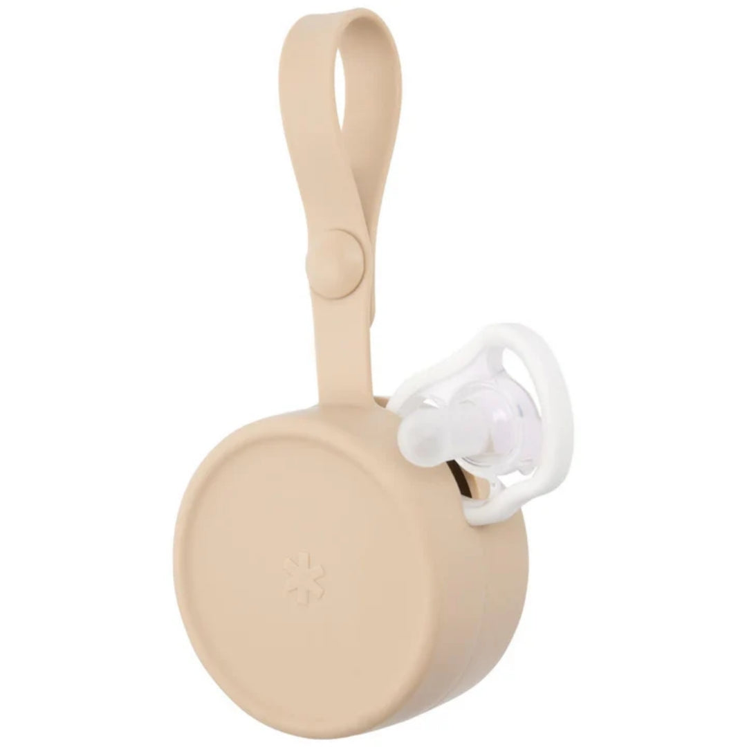 Skip Hop Silicone Soother Holder Oat
