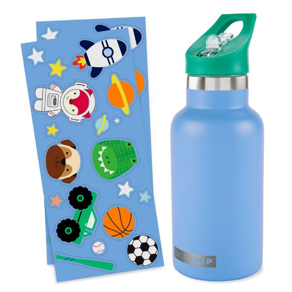 Skip Hop Stainless Steel Canteen Bottle Blue
