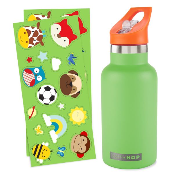Skip Hop Stainless Steel Canteen Bottle Green